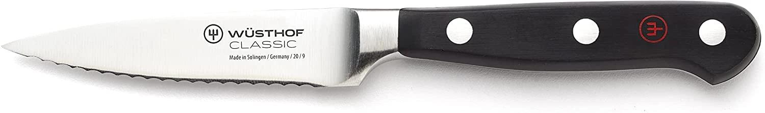 Wusthof Classic - 3 1/2" Full Serrated Paring Knife