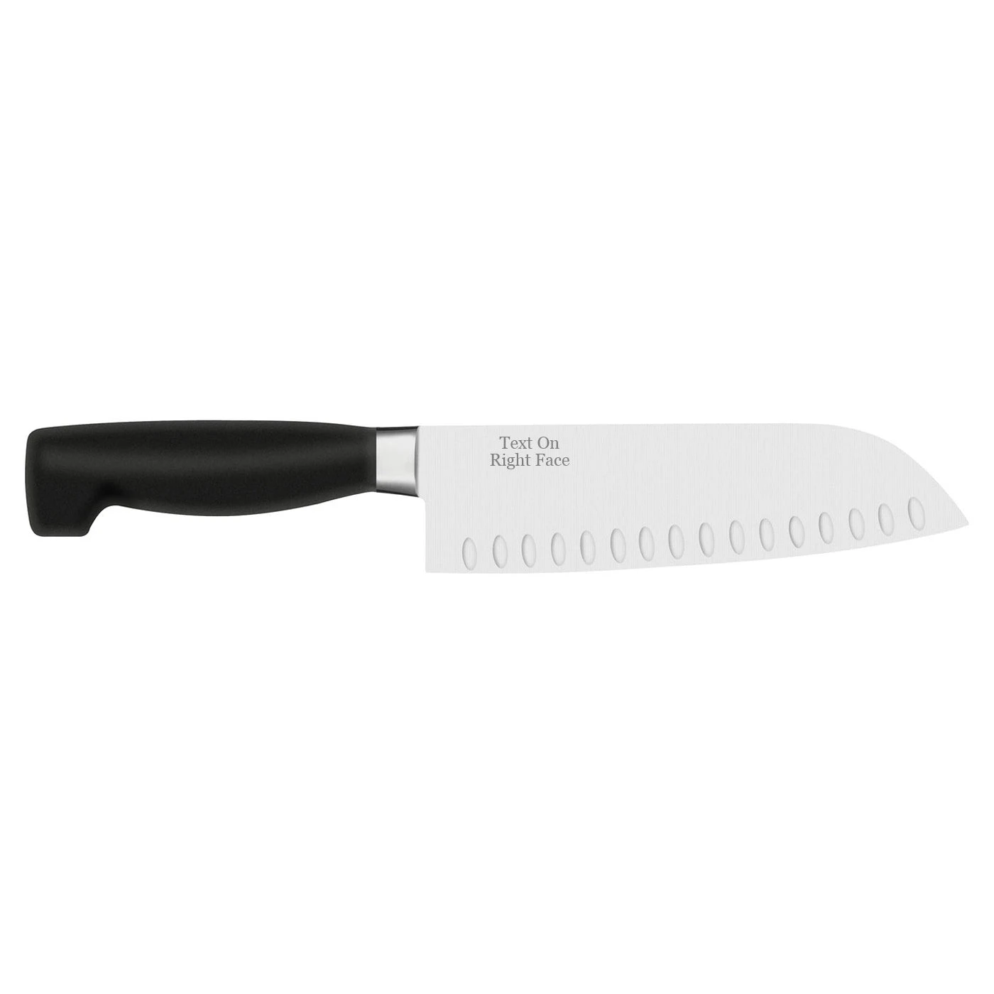 Henckels Four Star - 7" Santoku Knife W/Hollow Edge- Personalized Engraving Available - Image 3