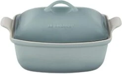 Le Creuset 4 1/2 Qt. Heritage Deep Covered Rectangular Baker - Sea Salt