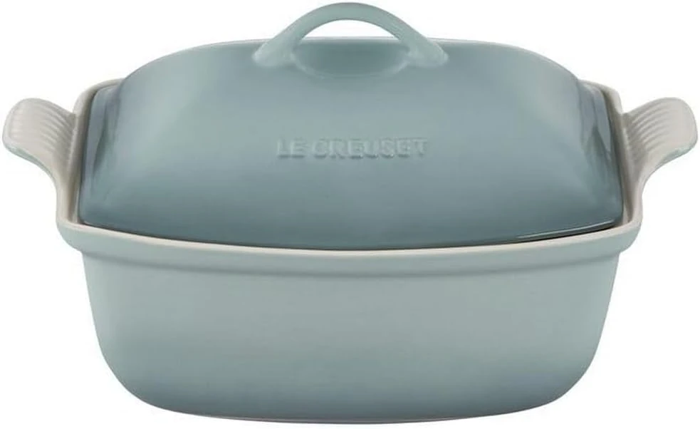 Le Creuset 4 1/2 Qt. Heritage Deep Covered Rectangular Baker - Sea Salt