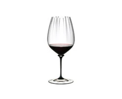 Riedel Fatto A Mano Performance Cabernet Wine Glass, 29 Ounce, Black Stem
