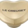Le Creuset Figural Heart Knob - Light Gold - Large