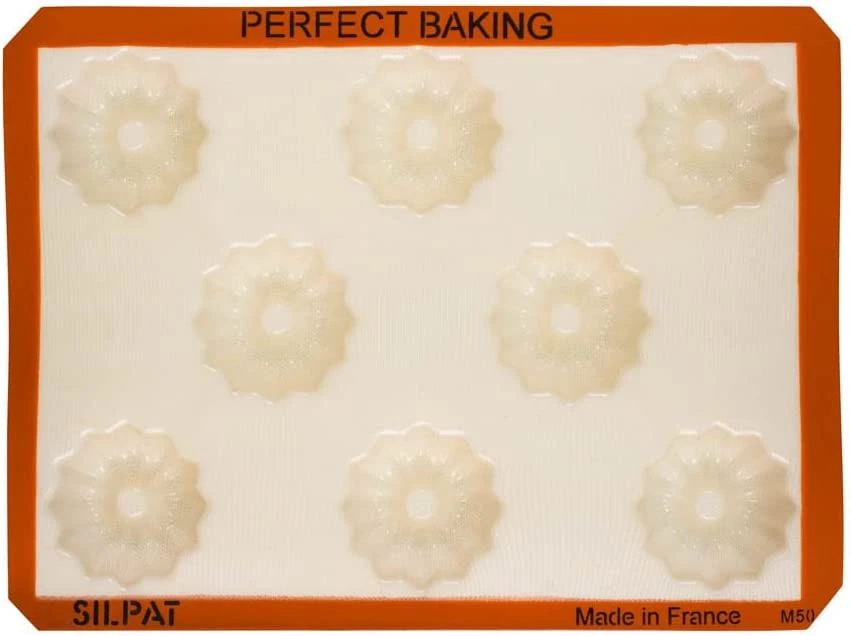 Silpat Perfect Mini Fluted Cake Mold 15" X 8" X 3"