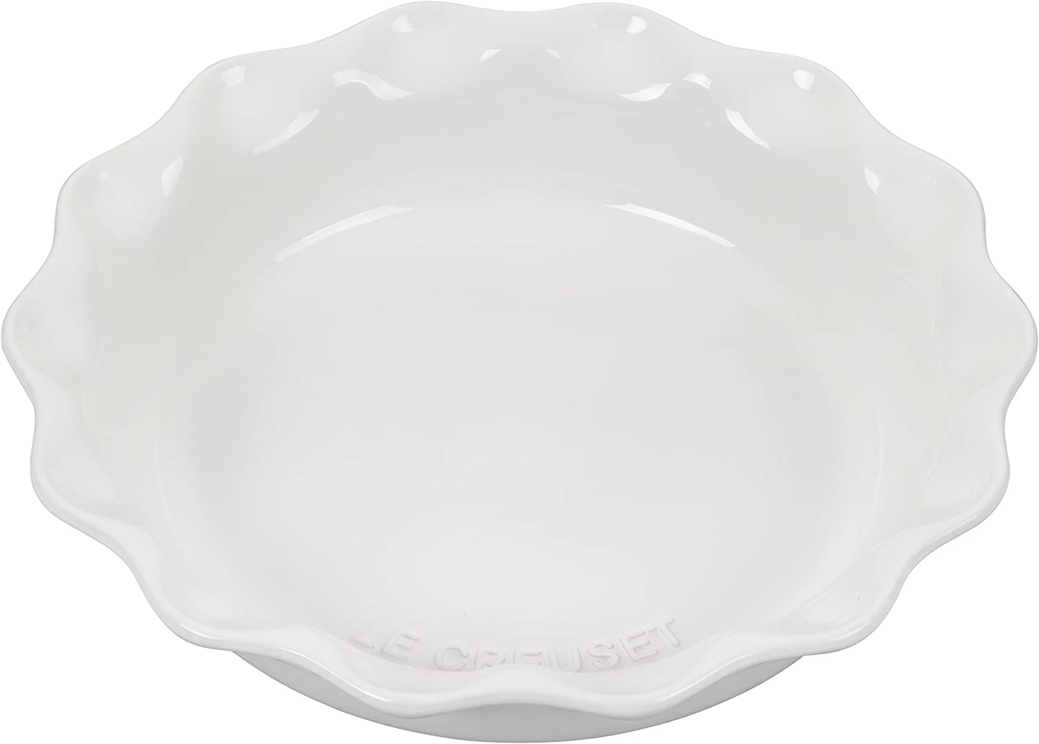 Le Creuset 9" Heritage Pie Dish - White