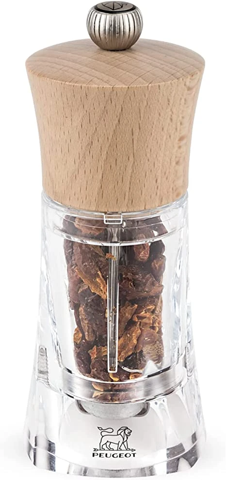 Peugeot Oleron Chili Pepper Mill Acrylic/Wood Natural 14cm/5"