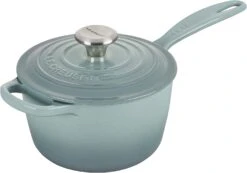 Le Creuset 1 3/4 Qt. Signature Saucepan W/Stainless Steel Knob - Sea Salt