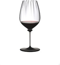 Riedel Fatto A Mano Performance Cabernet Wine Glass, 29 Ounce, Black Base