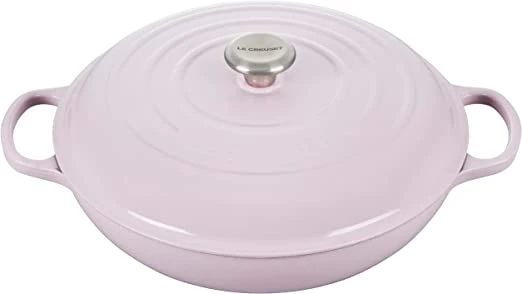 Le Creuset 5 Qt. Signature Braiser W/Stainless Steel Knob- Shallot- Personalized Engraving Available