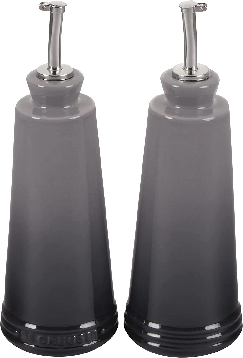 Le Creuset 10 Oz. Signature Oil & Vinegar Set - Oyster