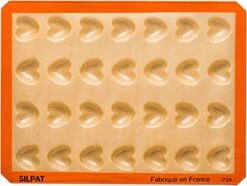 Silpat Mini Heart Perfect Baking Molds 11 5/8" X 16 1/2"