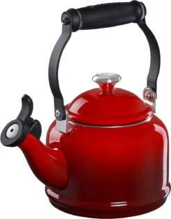 Le Creuset 1 1/4 Qt. Demi Kettle W/Stainless Steel Knob - Cerise