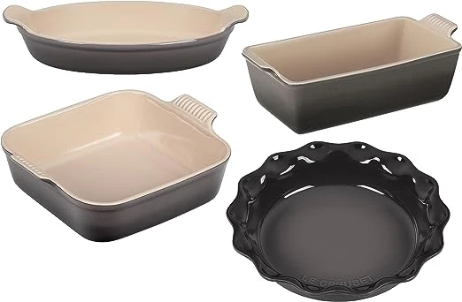 Le Creuset Set Of 4 Heritage Bakeware Set - Oyster