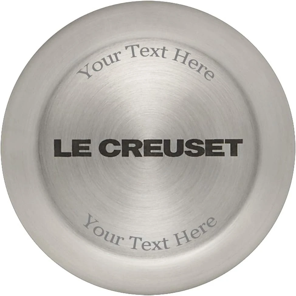 Le Creuset 2 3/4 Qt. Signature Oval Dutch Oven W/Stainless Steel Knob - Marseille- Personalized Engraving Available - Image 2