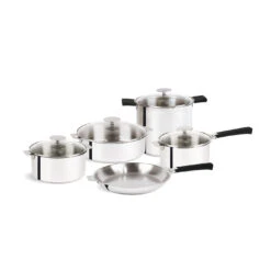 Cristel Mutine Removable Handle - 13-Pc Stainless Steel Cookware Set