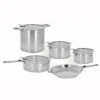 Cristel Strate Removable Handle - 13-Pc Stainless Steel Cookware Set