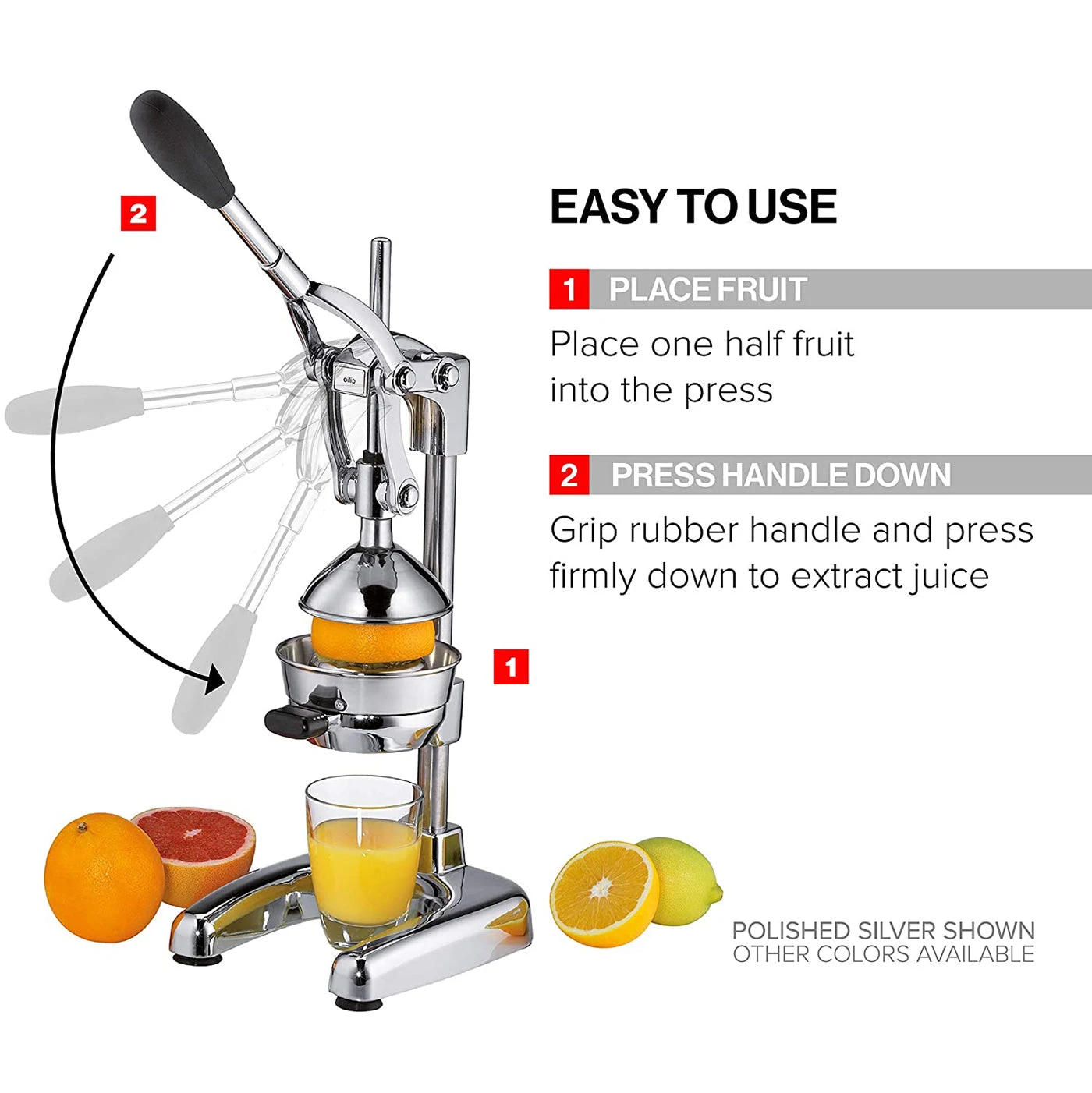 Cilio Commercial Grade Citrus Press -Cool Gray - Image 3