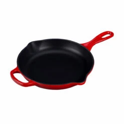 Le Creuset 9" (1 3/8 Qt.) Signature Cast Iron Handle Skillet - Cerise