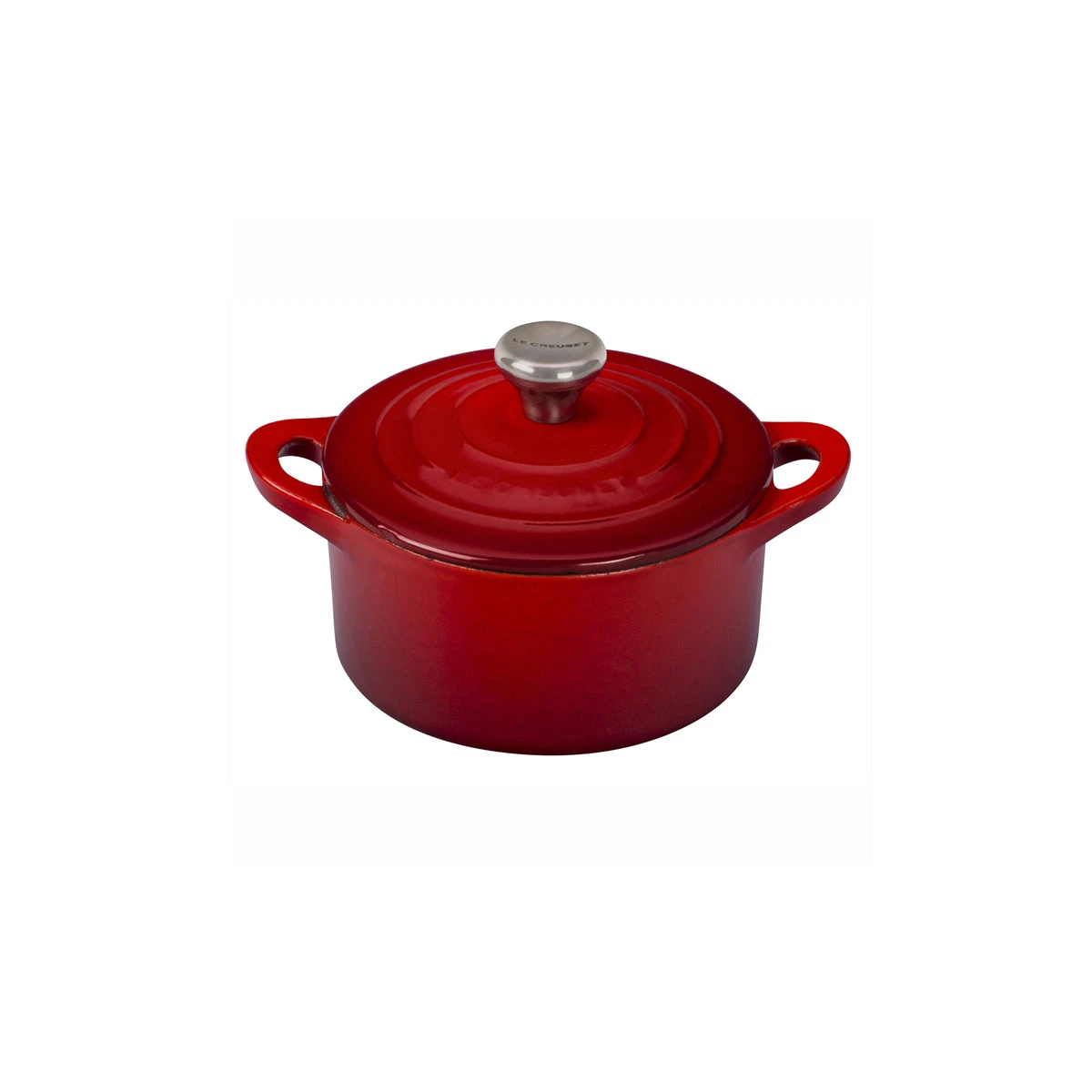 Le Creuset 1/3 Qt. Mini Cocotte W/Stainless Steel Knob - Cerise