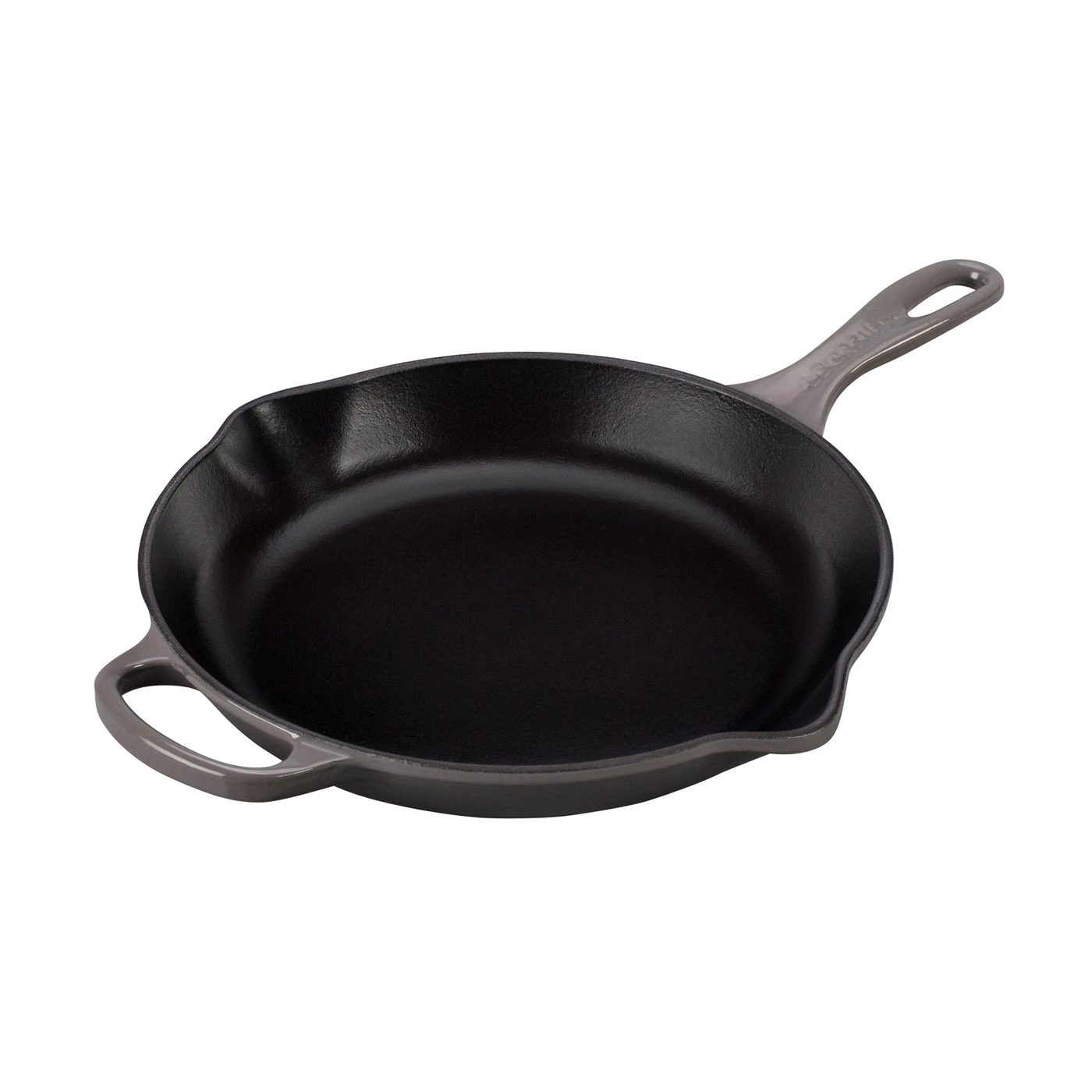 Le Creuset 10 1/4" (1 3/4 Qt.) Signature Cast Iron Handle Skillet - Oyster