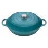 Le Creuset 5 Qt. Signature Braiser W/Stainless Steel Knob - Caribbean- Personalized Engraving Available