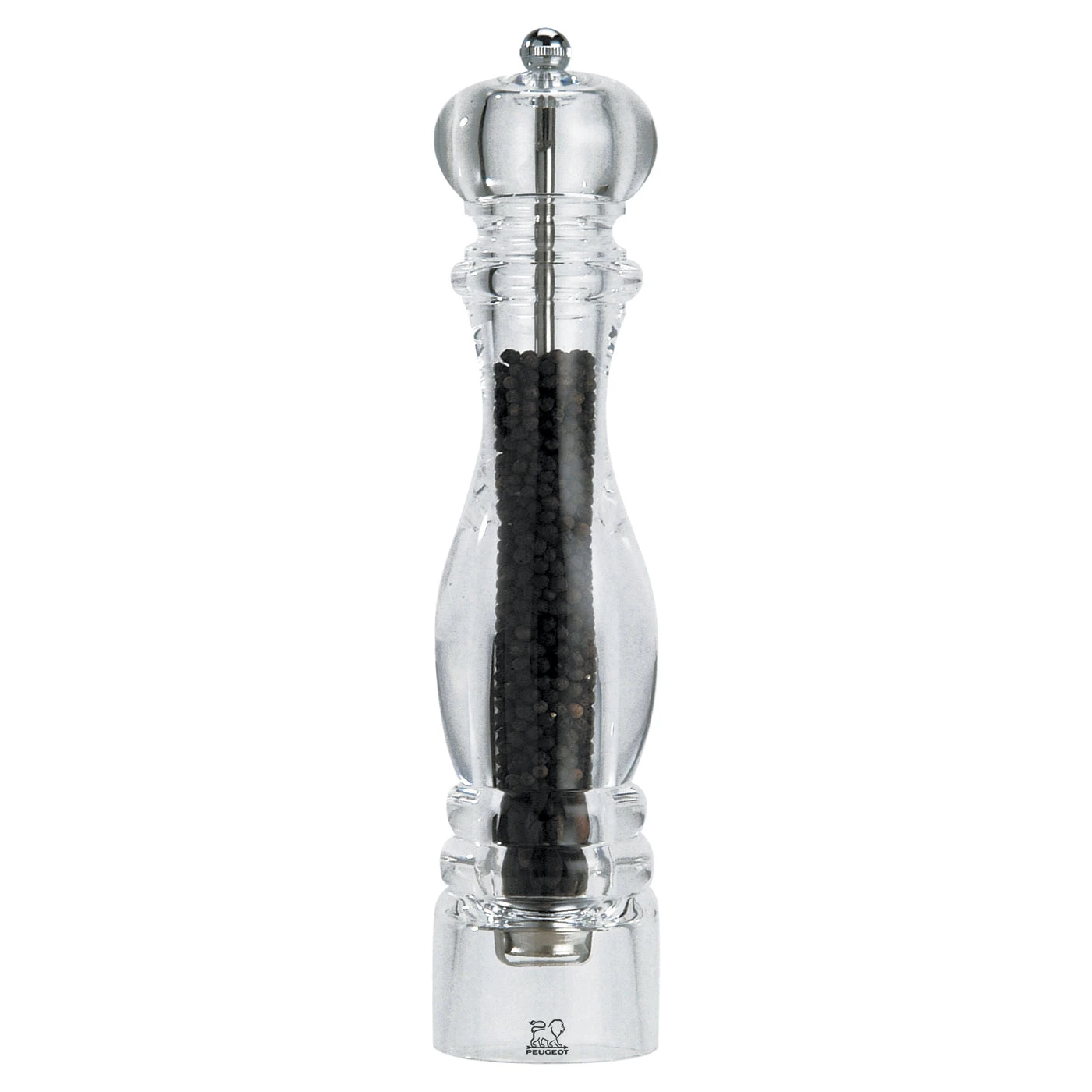 Peugeot Nancy Clear Acrylic Pepper Mill - 30cm/12"