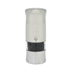 Peugeot Zeli Electric Brushed Nickel Plate Pepper Mill 14cm/5.5"