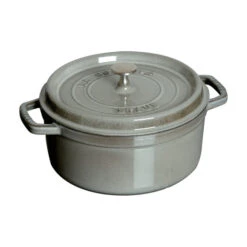 Staub Round Cocotte - 7Qt - Graphite Grey
