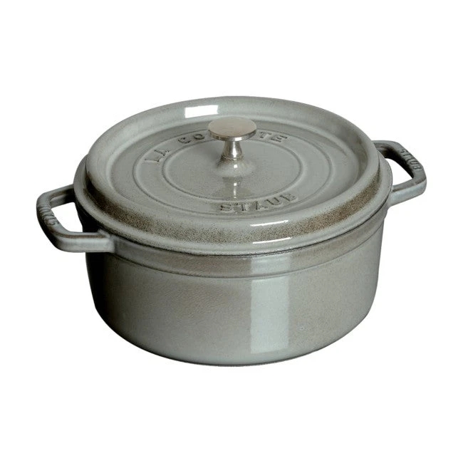 Staub Round Cocotte - 7Qt - Graphite Grey
