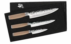 Shun Premier Blonde - 3 Pc. Set: Paring 4", Utility 6 1/2" And Chef's 8"