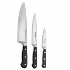 Wusthof Classic - 3 Pc. Chef’s Knife Set- Personalized Engraving Available